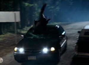 Car hitting Hook at the end of 2x11 ""The Outsider"