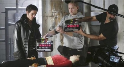Behind the scenes in 2x21 Second Star to the Right