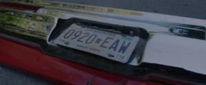 License plate from car driven by Wendy's brothers in 3x07 Dark Hollow